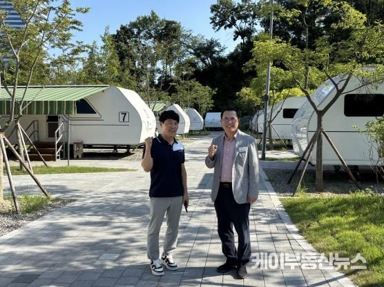경기도의회 이오수 의원, 특조금 4억 원 투입… 광교호수공원 내 캠핑장 증설 완료