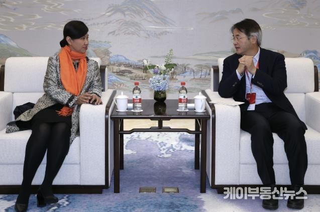 고양시 UCLG ASPAC 유치제안을 위한 버나디아 사무총장 면담