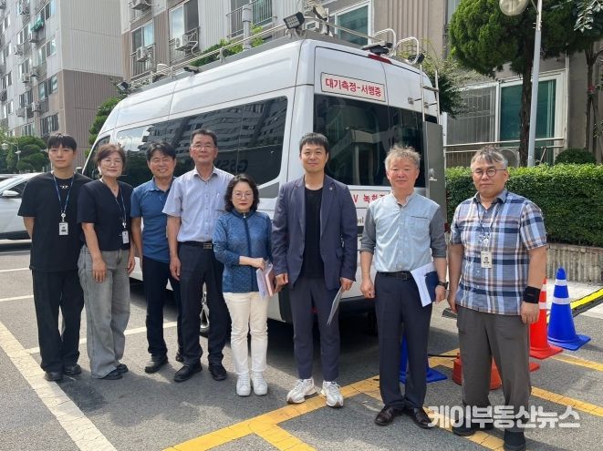 유영일 의원, 안양시 부영아파트 일대 대기오염 민원 해결 위해 현장조사 나서