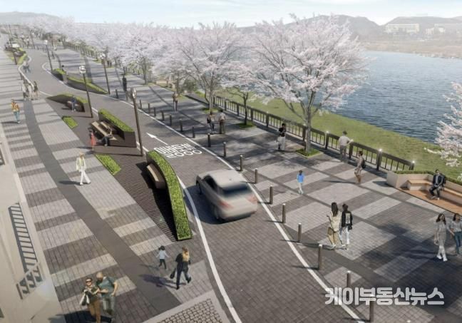 여주시 강변로(대로사 ~ 세종병원사거리), 9월 1일부터 일방통행 전환 … 보행자 중심 거리로 탈바꿈