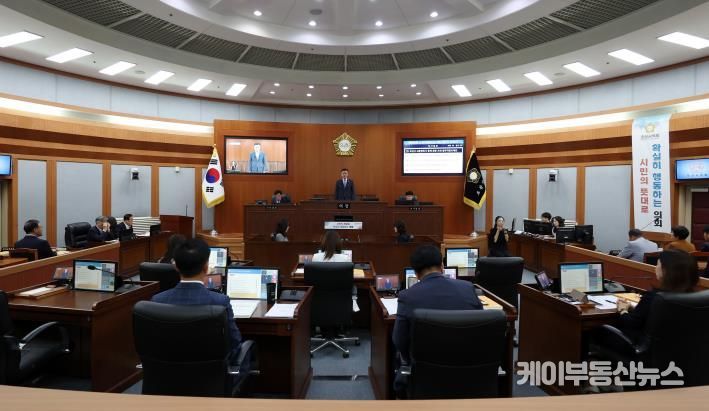 오산시의회, 제296회 임시회 개회