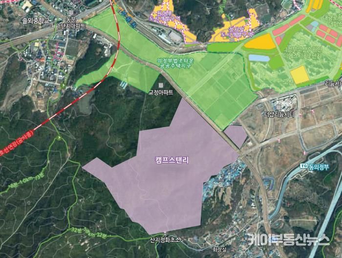 의정부 캠프스탠리 위치도