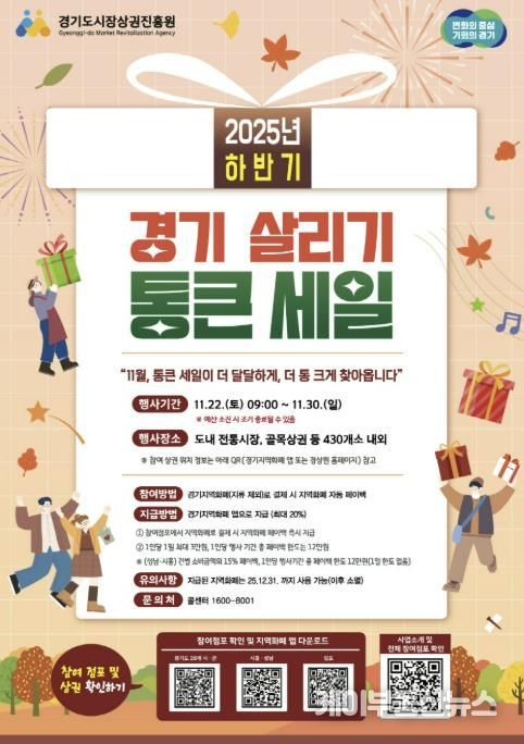 2025년 의왕시 하반기 경기 살리기 통큰세일