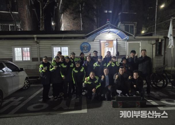 동두천시 상패동, 자율방범대 감악산 지대 위문·격려