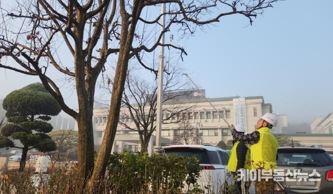 의정부시, 불법현수막 잔여 끈 일제정비 실시