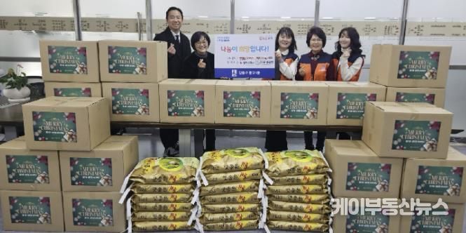 수원시 영통구 광교1동, 더사랑의 교회와 함께 연말 이웃사랑 나눔 활동 전개