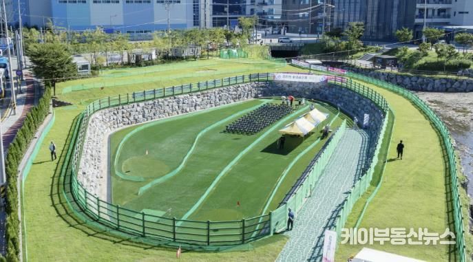 의왕시, 금천천 파크골프장 시범운영 마무리…내년 4월 정식 개장 추진
