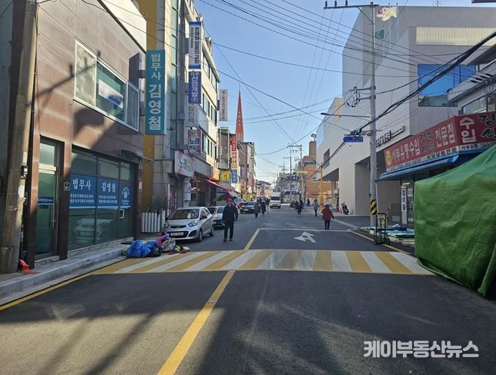 파주시, 금정로·시청골목길·금정12길·금정13길 등 가로환경개선사업 완료