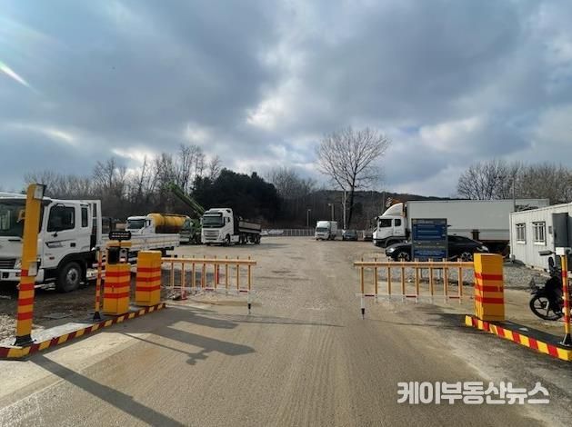 파주시, 건설기계 임시 공영주기장 지속 운영