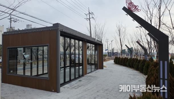 파주시 문산읍, 사계절 기후대응 ‘노을길 쉼터’ 주민 첫 개방