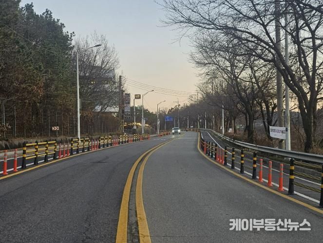 성남시, 청계산로 자전거도로 1.9㎞ 구간 도로 안전시설물 설치