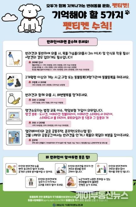 하남시, 동물보호센터 운영 내실화…'책임 있는 반려 문화' 선도