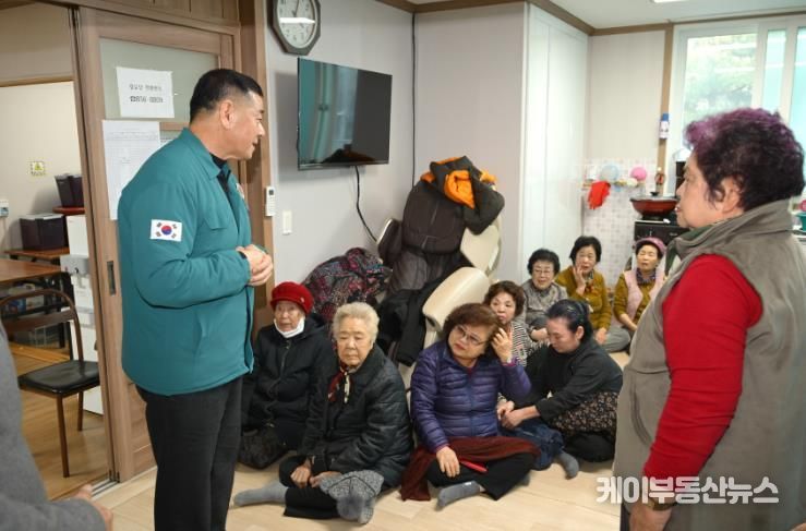 한파 쉼터 관련 현장 사진