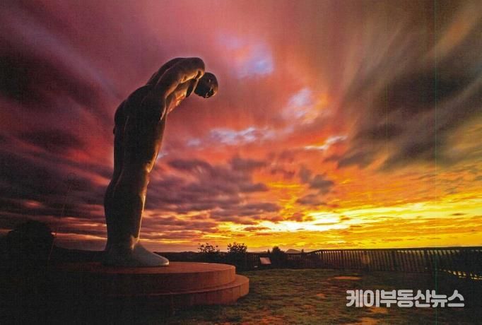 그리팅맨(옥녀봉 일몰)