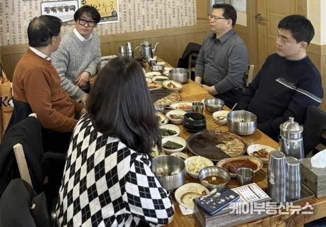 수원시 영통구 영통1동·백양티앤에스(주) 업무 간담회 개최