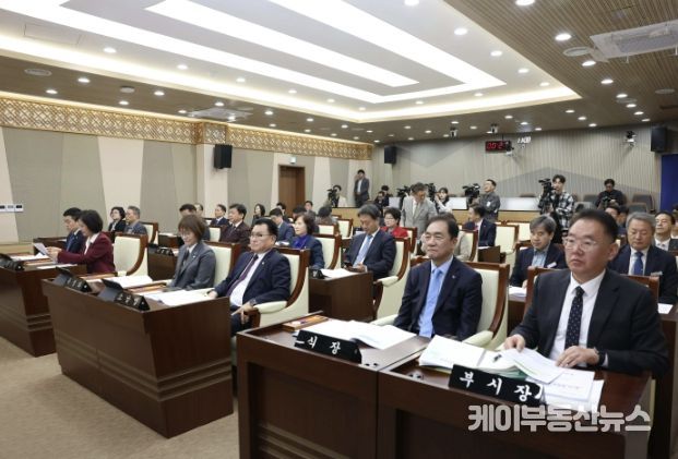 제261회 임시회 제2차 본회의 전경