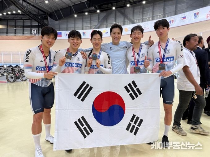 의정부시청 사이클팀 홍승민, '2026 트랙 아시아선수권대회'서 동메달 획득
