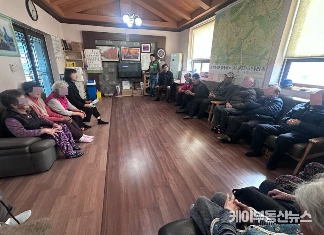 평택시 청북읍, 소통 행정을 위한 경로당 순회