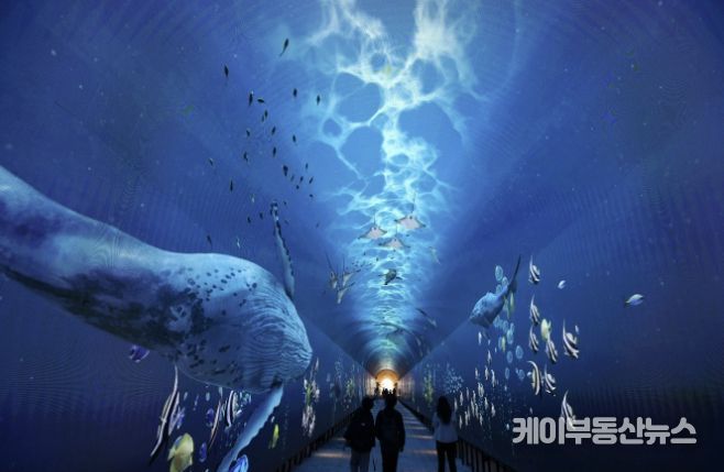 와부 빛터널공원 내부 모습