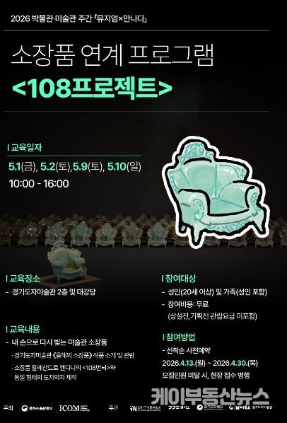 소장품 연계 프로그램 ′108프로젝트′ 포스터